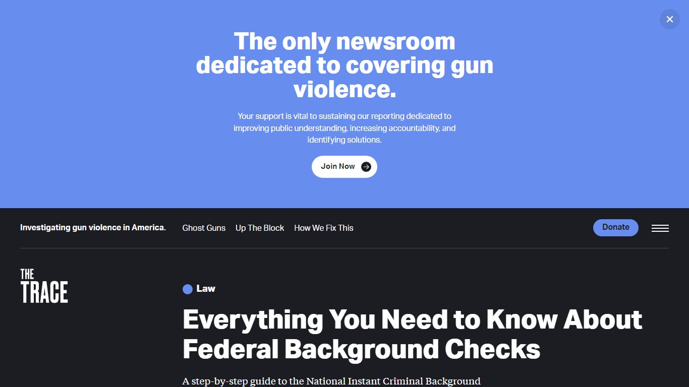 How a Federal Gun Background Check Works - The Trace